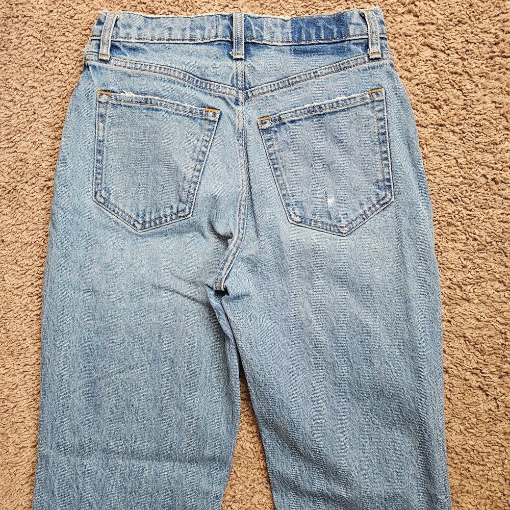 Abercrombie & Fitch Jeans Womens 27/4R 90's Straight Ultra High Rise Denim - Picture 4 of 8
